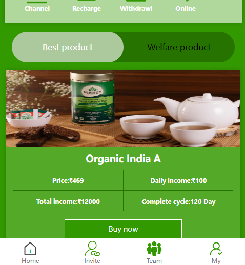 Organic India Earning App Review